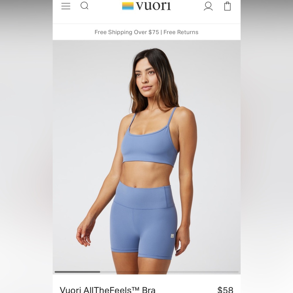 Vuori all the feels bra